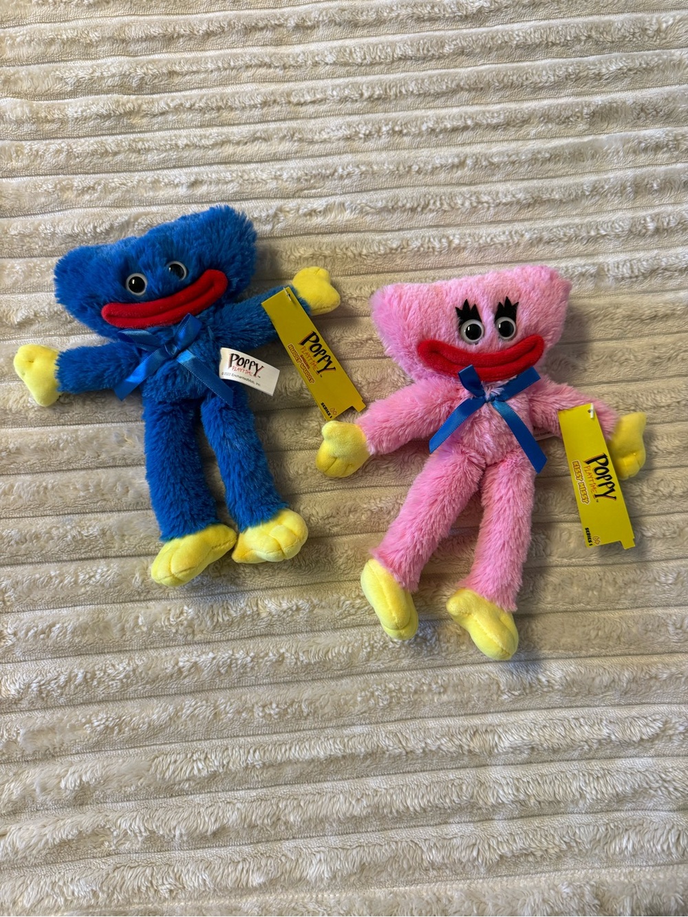 Plush Character Toy - Blue and Pink - Kids Plush Dolls